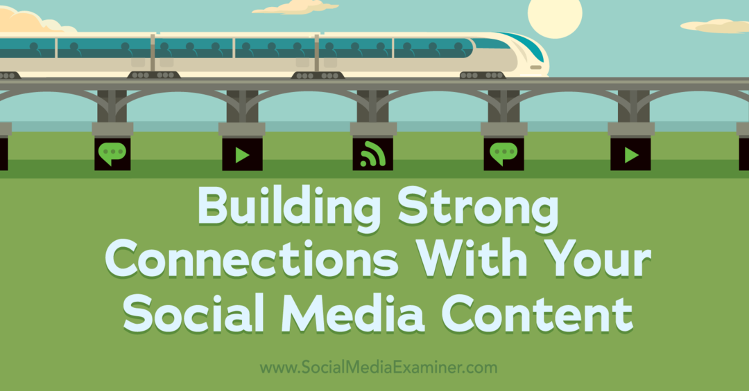 Δημιουργήστε ισχυρές συνδέσεις με το περιεχόμενο των μέσων κοινωνικής δικτύωσης - Εξεταστής μέσων κοινωνικής δικτύωσης