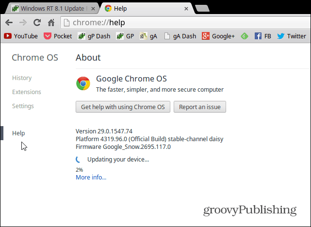 Πώς να ενημερώσετε χειροκίνητα το Google Chromebook σας