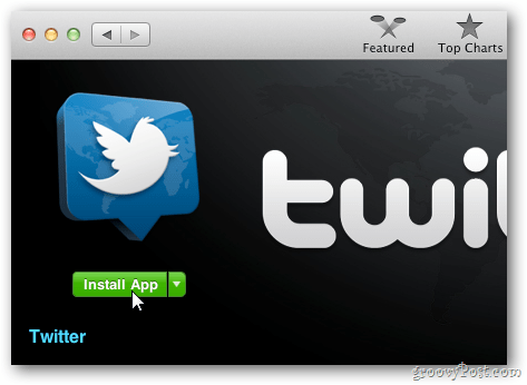 Επίσημο OS X Twitter App