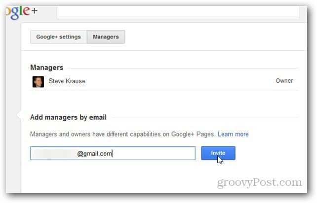 Πώς να προσθέσετε έναν διαχειριστή ή έναν διαχειριστή σε μια σελίδα Google+