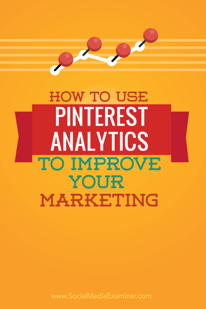 πώς να χρησιμοποιήσετε το pinterest analytics στα μέσα κοινωνικής δικτύωσης