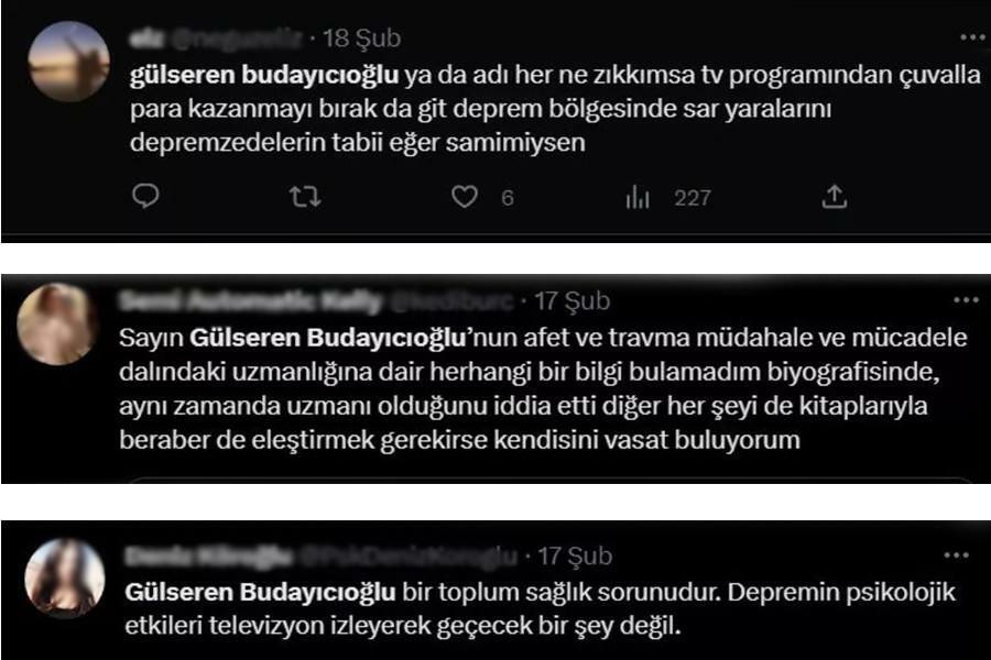 Η Gülseren Budaıcıoğlu αντέδρασε