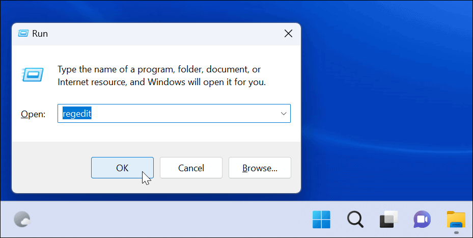 μπλοκ regedit χρηστών από τις ρυθμίσεις στα Windows 11