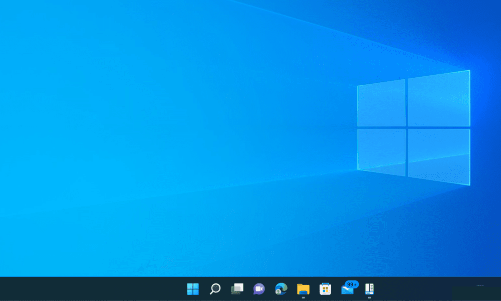 Εμφανίζεται η γραμμή εργασιών των Windows 11