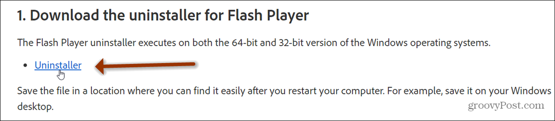 Πώς να απεγκαταστήσετε το Adobe Flash από τα Windows 10