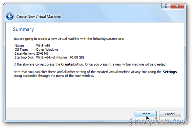 Συνοπτική παρουσίαση του VirtualBox Vm windows 8