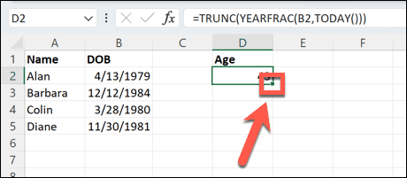 λαβή μεταφοράς excel