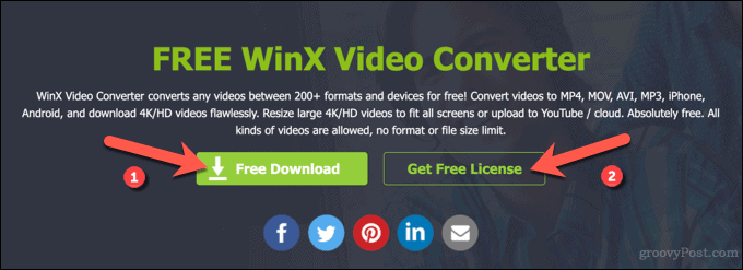 Λήψη WinX Video Converter
