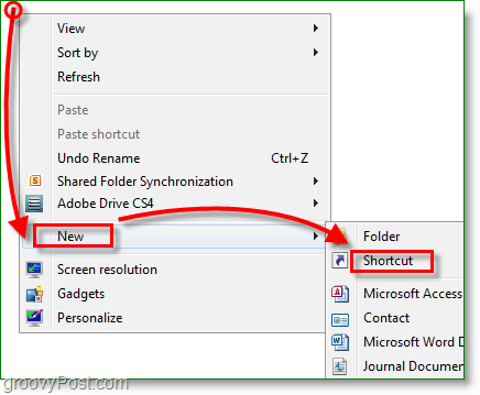 Windows 7 screenshot - πώς να κάνετε μια συντόμευση
