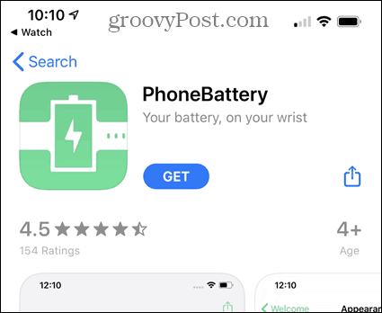 Εγκαταστήστε την εφαρμογή PhoneBattery από το App Store