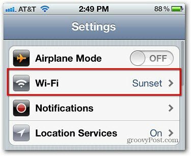 Apple iOS: Σταματήστε Ενοχλητικές ειδοποιήσεις PopUp WiFi
