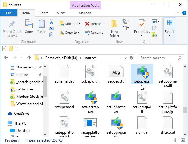 Εγκατάσταση των Windows 10