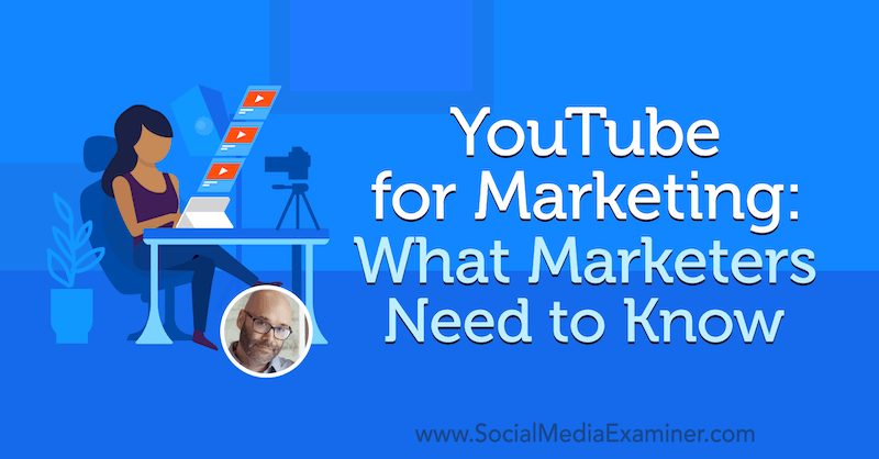 YouTube για μάρκετινγκ: Τι πρέπει να γνωρίζουν οι έμποροι που διαθέτουν πληροφορίες από τον Nick Nimmin στο Social Media Marketing Podcast.