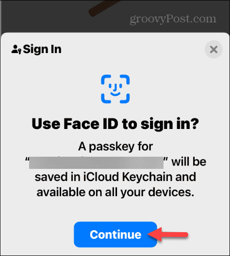 συνεχίστε να χρησιμοποιείτε τη σύνδεση Face ID με κωδικούς πρόσβασης