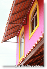 Mazatlan Μεξικό ροζ σπίτι