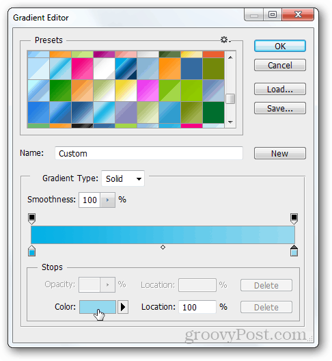 gradient photoshop δημιουργία μπλε χρώμα drag make make tutorial δημιουργήστε