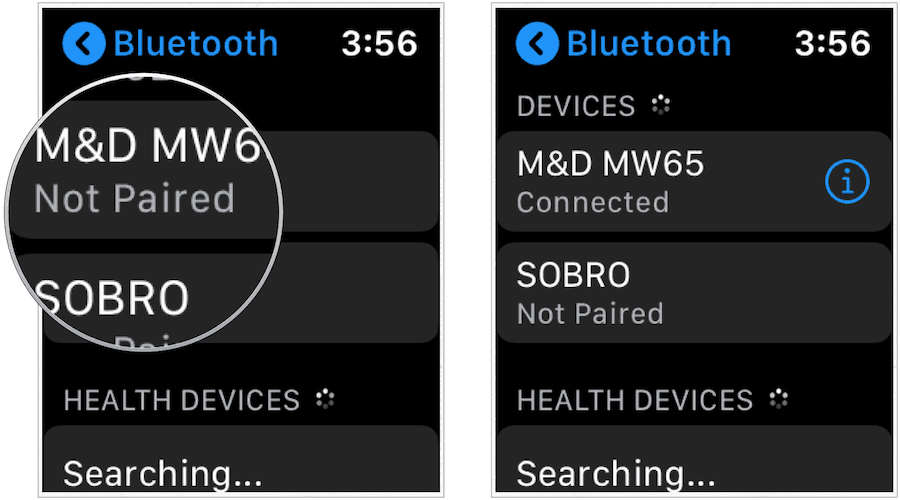Apple Παρακολουθήστε την αντιστοίχιση Bluetooth