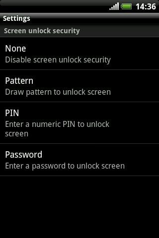 Κλείδωμα ασφαλείας Android
