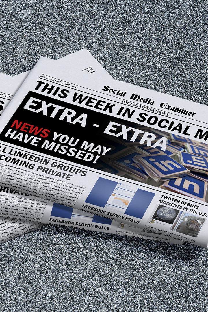 εβδομαδιαίες ειδήσεις εξεταστής κοινωνικών μέσων 10 Οκτωβρίου 2015