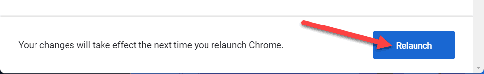 Επανεκκινήστε το κουμπί Chrome