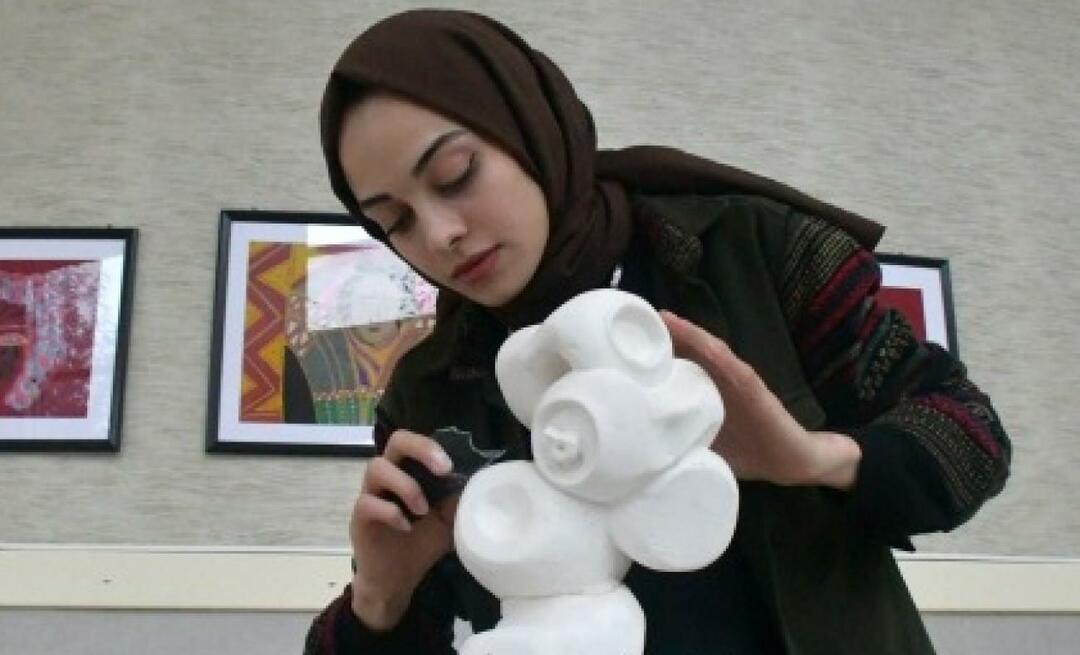 Βραβείο του Υπουργείου Πολιτισμού στην Emine Erdağ, που ξεκίνησε το ταξίδι της με τη ζωγραφική και συνέχισε με τη γλυπτική!
