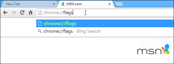 Σημαίες Chrome