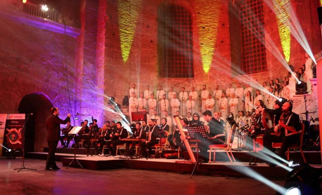 Η πρώτη συναυλία μετά την καταστροφή του αιώνα είναι από τη Χορωδία των Πολιτισμών της Antakya!
