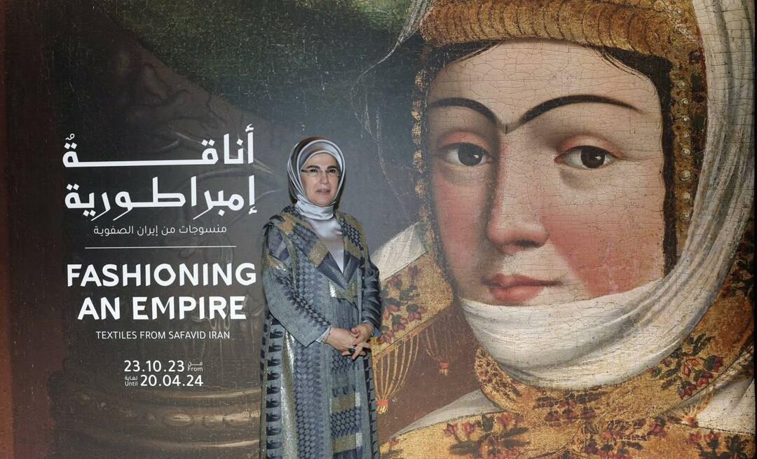 Επίσκεψη της Πρώτης Κυρίας Ερντογάν στο Μουσείο Ισλαμικών Τεχνών του Κατάρ! 