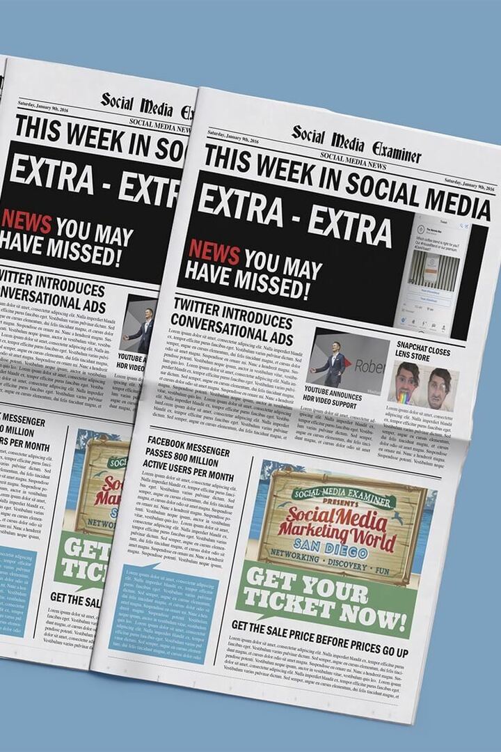 Το Twitter λανσάρει συνομιλητικές διαφημίσεις: Αυτή την εβδομάδα στα κοινωνικά μέσα: εξεταστής κοινωνικών μέσων