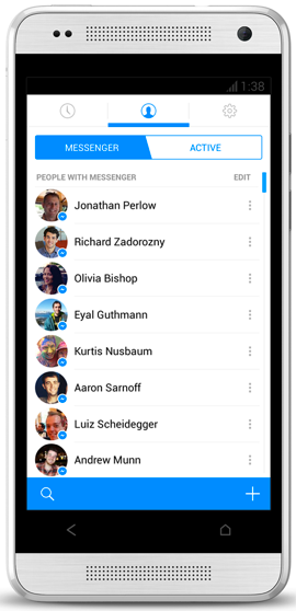 Εμπειρία Facebook messenger για Android