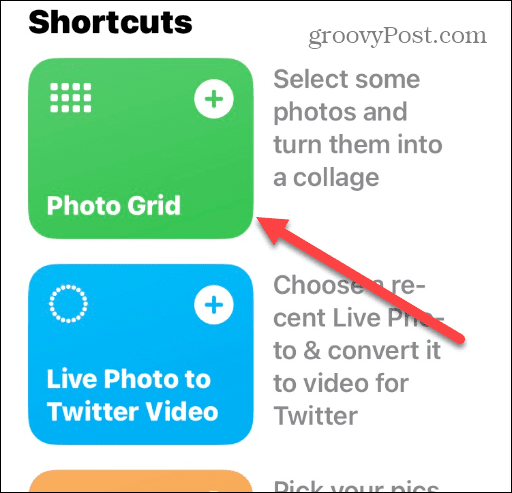 Δημιουργήστε ένα κολάζ φωτογραφιών στο iPhone