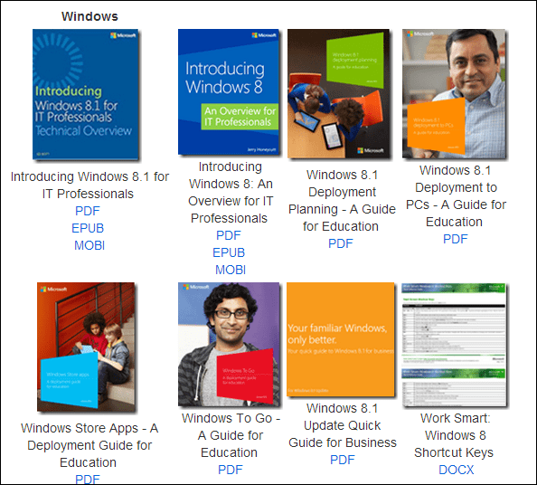 Κατεβάστε δωρεάν τα eBooks της Microsoft σχετικά με το λογισμικό και τις υπηρεσίες της Microsoft