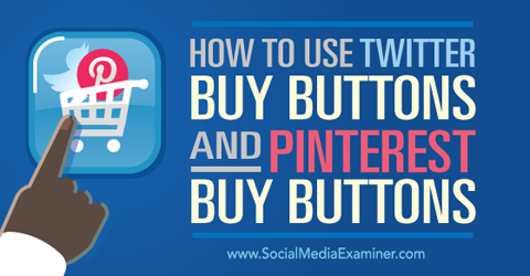 χρησιμοποιήστε κουμπιά αγοράς twitter και κουμπιά αγοράς pinterest