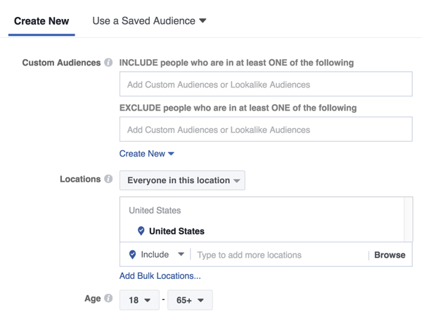 Με μια διαφήμιση στην αρχική οθόνη του Facebook Messenger, μπορείτε να στοχεύσετε ένα νέο κοινό ή ένα κοινό που είχε αποθηκευτεί ή μοιάζει στο παρελθόν.