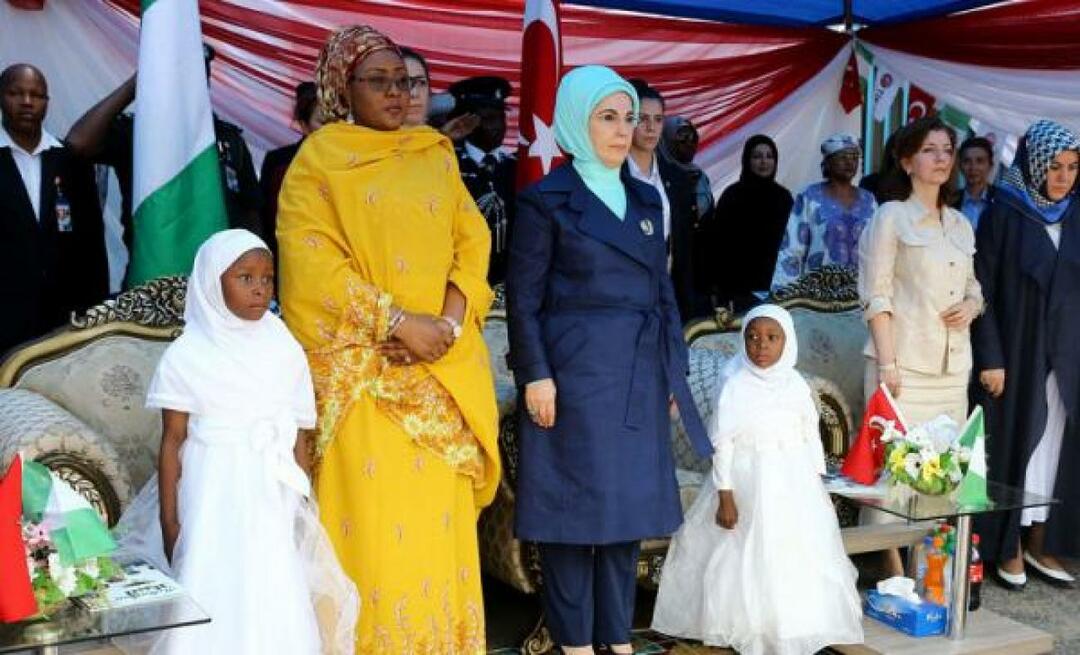 Ευχαριστούμε από την Emine Erdoğan για την υποστήριξη του Buhari!