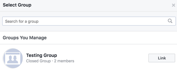 Συνδέστε την ομάδα σας στο Facebook με άλλες ομάδες.