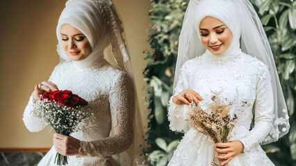 2021 μοντέλα νυφικών hijab Τα πιο όμορφα μοντέλα νυφικών hijab