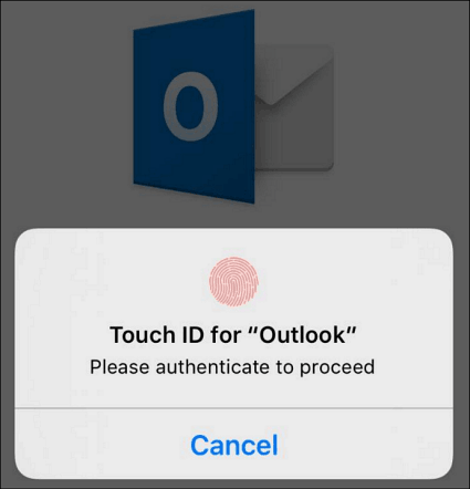 Το Microsoft Outlook για iPhone υποστηρίζει πλέον την τεχνολογία Touch ID Security