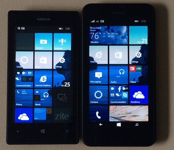 Nokia Lumia 520 και 635
