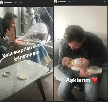 Οι ευχάριστες στιγμές της Kerem Bürsin με τον ανιψιό της