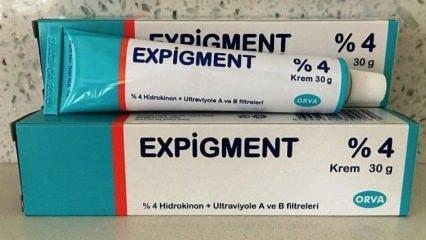 Τι κάνει η κρέμα Expigment; Πώς να χρησιμοποιήσετε την κρέμα Expigment; Τιμή κρέμας για πείραμα