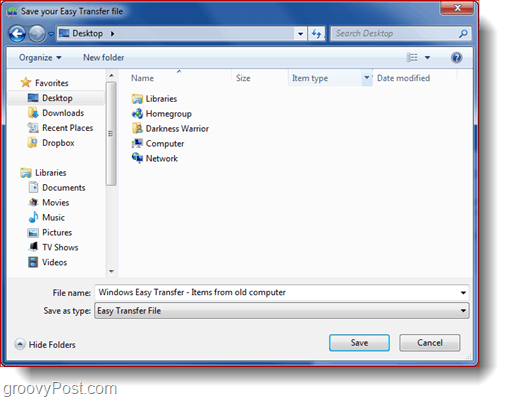 Εργαλείο εύκολης μεταφοράς των Windows 7 - Γρήγορος οδηγός