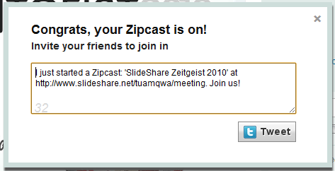 κοινωνική μετάδοση zipcast