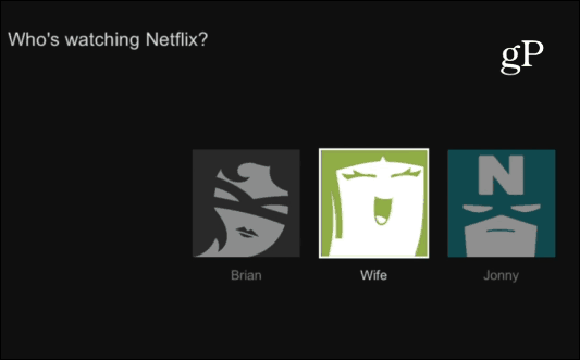 Προφίλ χρηστών Netflix