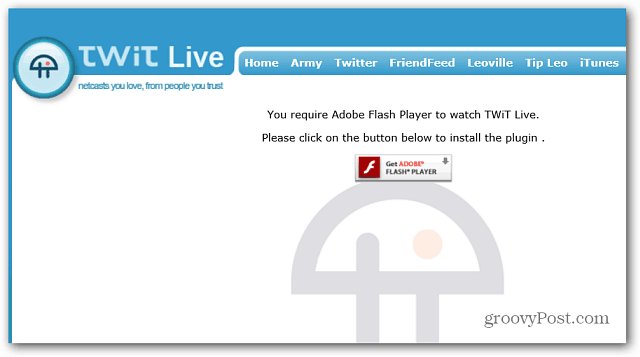 Ο ιστότοπος Flash δεν ενεργοποιήθηκε