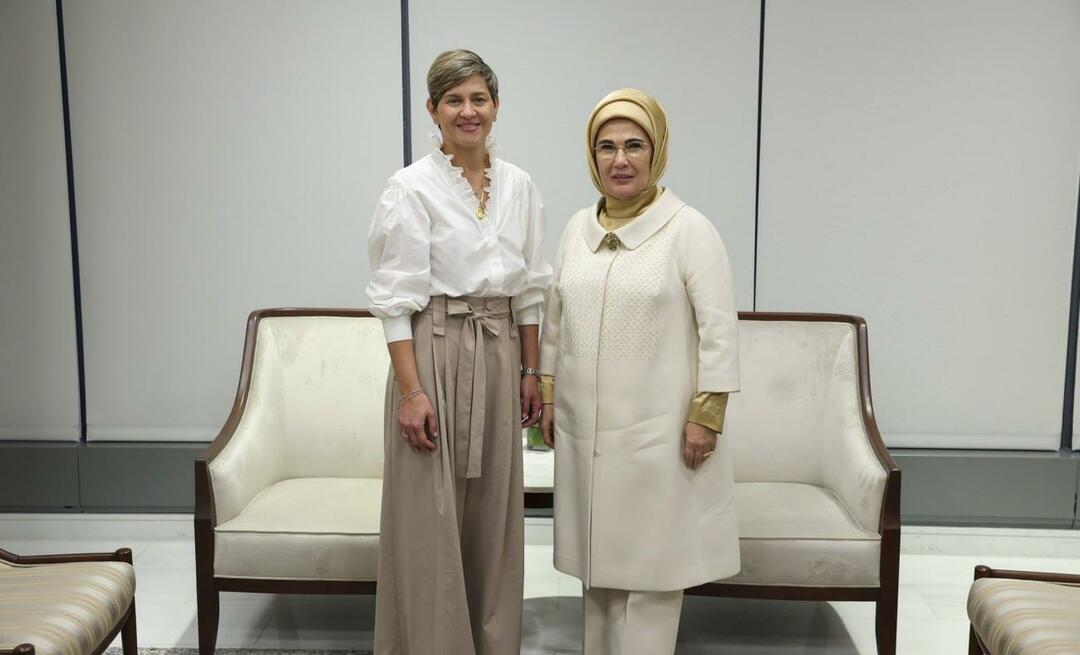 Η Πρώτη Κυρία Ερντογάν συναντήθηκε με τη σύζυγο του Προέδρου της Κολομβίας!