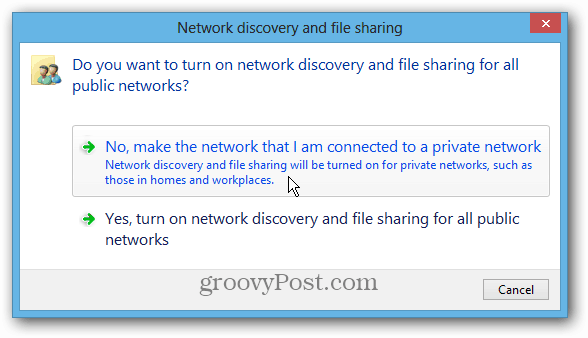Ανακάλυψη Δικτύου και Κοινή χρήση αρχείων