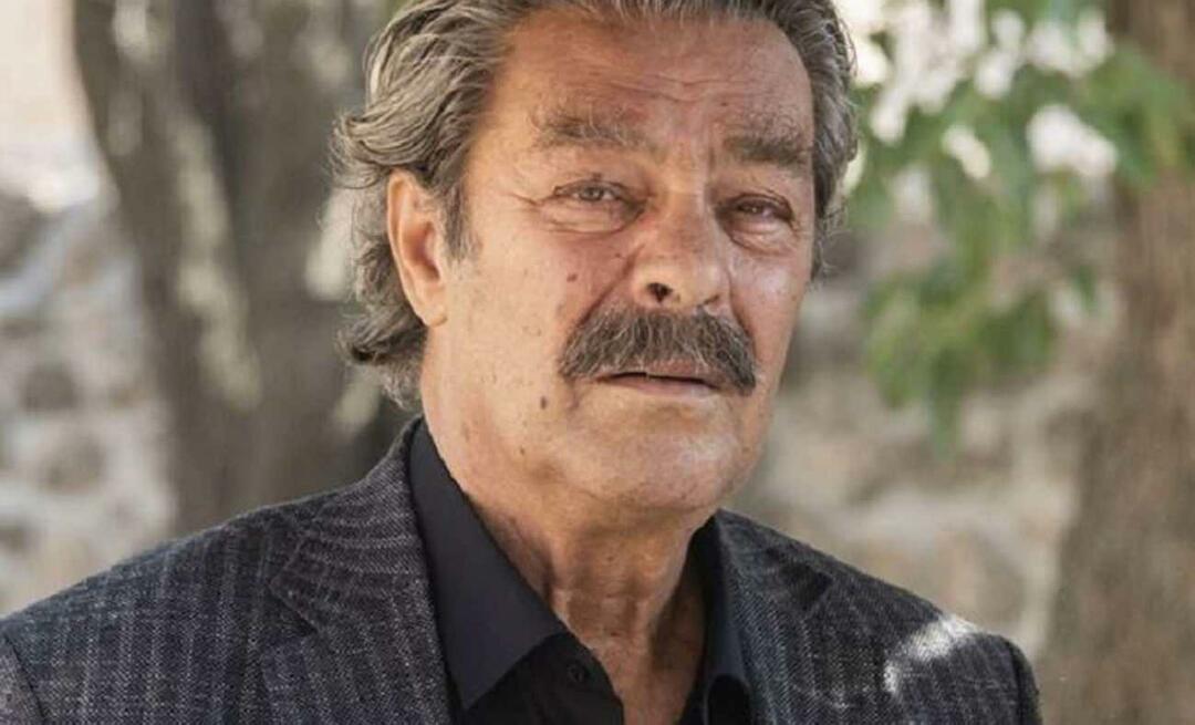 Η τελευταία εμφάνιση του Kadir İnanır ήταν στην ατζέντα! Η βελόνα έγινε κλωστή σε ηλικία 74 ετών