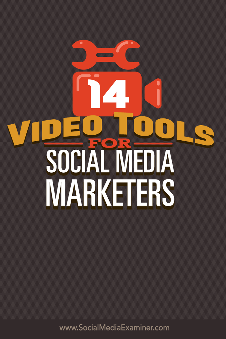 14 Εργαλεία βίντεο για εμπόρους κοινωνικών μέσων: Εξεταστής κοινωνικών μέσων