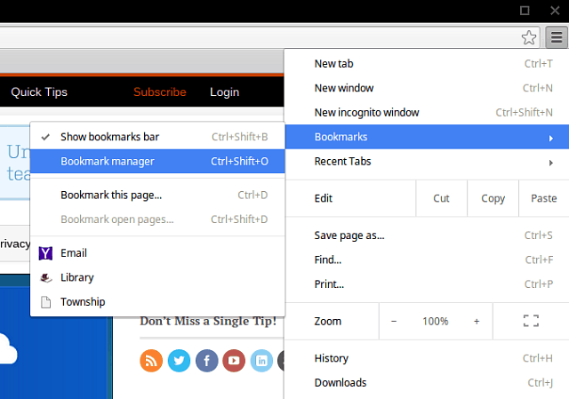 Πώς να μεταφέρετε σελιδοδείκτες από το XP στο Chromebook